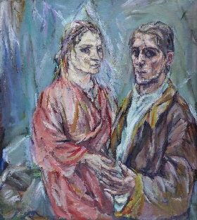 Doppelbildnis Oskar Kokoschka und Alma Mahler