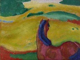 Pferd in Landschaft