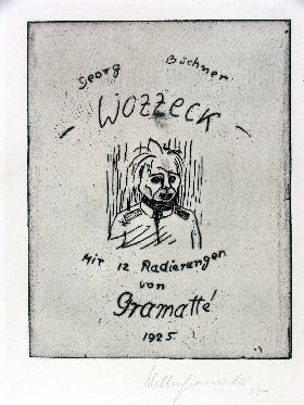 Walter Gramatté: ›Wozzeck‹, 1925Image Series of 12 Etchings on Georg Büchner's Drama ›Woyzeck‹