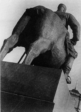 The Monument of Alexander III in Leningrad